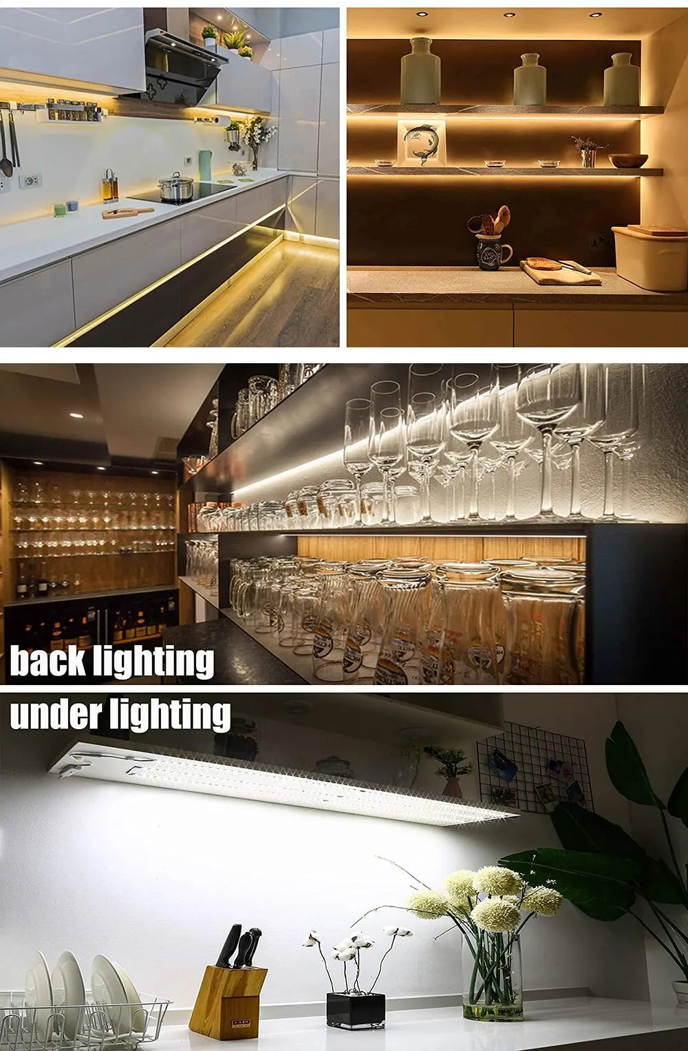 USB LED Strip Lights DC 5V Smart Dimmer Hand Scan Sensor Switch On/off Control Backlight Tape TV Lamp Tape Bedroom Home Decor