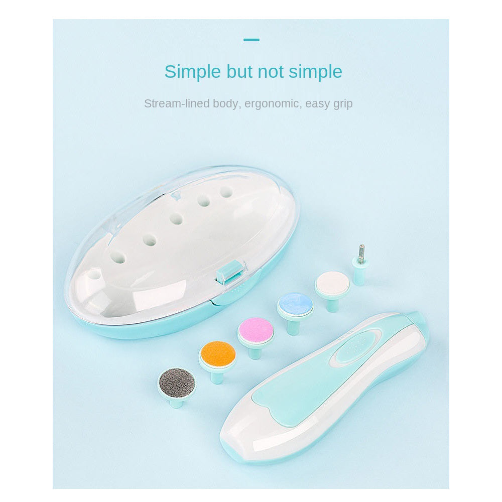 Coupe-ongles électrique certifié pour la sécurité avec lumière - Idéal pour les nouveau-nés et les tout-petits, cadeau parfait pour Noël, Halloween ou Thanksgiving