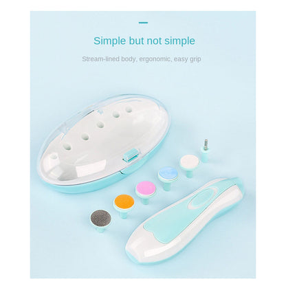 Coupe-ongles électrique certifié pour la sécurité avec lumière - Idéal pour les nouveau-nés et les tout-petits, cadeau parfait pour Noël, Halloween ou Thanksgiving