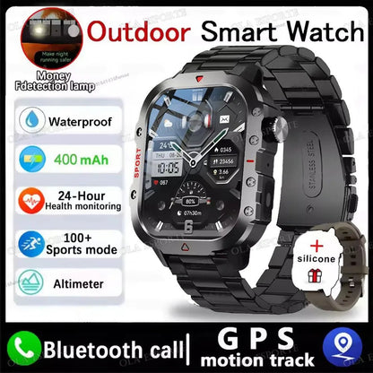 2025 New LED Men's Smartwatch Bluetooth Talking Smartwatch Multi Sport Mode Health Monitor Outdoor Sport Smart Watch For Android - 𝐝𝐮𝐯𝐥𝐚𝐬𝐡𝐨𝐩.𝐜𝐨𝐦
