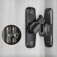 90/180 Degree Flip Door Lock Home Security Sliding Door Latch Small Gate Latches Hardware Anti - theft Lock Zinc Alloy Door Bolts - 𝐃𝐔𝐕𝐋𝐀𝐒𝐇𝐎𝐏