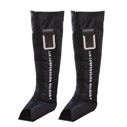 Professional pneumatic leg massagers promote leg relaxation and massage the thighs, calves.