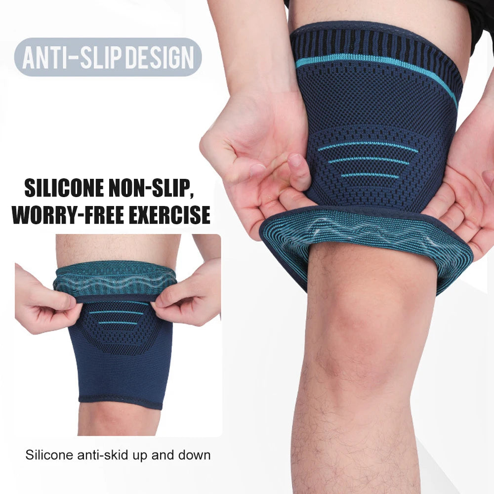 1PCS Thigh Compression Sleeves – Quad & Hamstring Support for Men & Women – Breathable Leg Sleeves for Running,Weightlifting,Gym