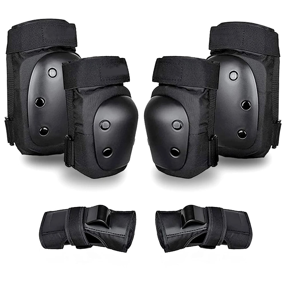 Adult/Kids Knee Pads Elbow Pads Wrist Guards 6 in 1 Protective Gear Set for Inline Roller Skating Skateboarding Scooter BMX - 𝐃𝐔𝐕𝐋𝐀𝐒𝐇𝐎𝐏