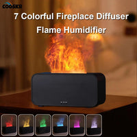 Aroma Diffuser Mini 7 Colorful Flame Air Humidifier Add Essential Oil Aromatherapy with Timing Setting for Home Bedroom Office - 𝐝𝐮𝐯𝐥𝐚𝐬𝐡𝐨𝐩.𝐜𝐨𝐦
