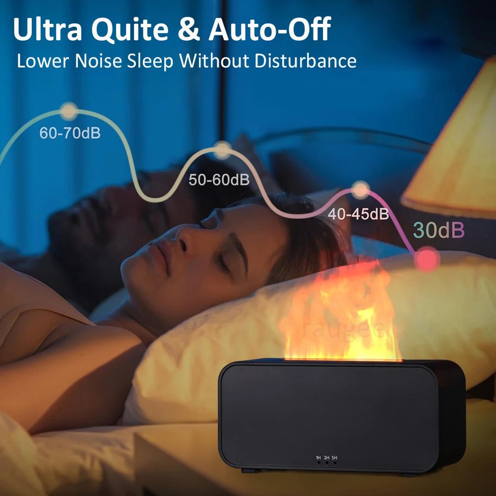 Aroma Diffuser Mini 7 Colorful Flame Air Humidifier Add Essential Oil Aromatherapy with Timing Setting for Home Bedroom Office - 𝐝𝐮𝐯𝐥𝐚𝐬𝐡𝐨𝐩.𝐜𝐨𝐦