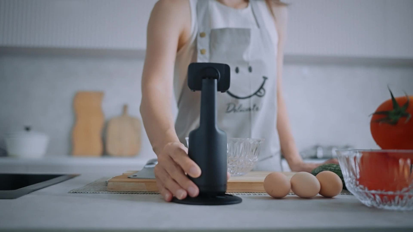 Auto Face Tracking Tripod, No App Required, 360° Rotation Face Body Phone Mount Smart Shooting Phone Tracking Holder for Vlog Live Streaming Video, Rechargeable Battery, Black - 𝐝𝐮𝐯𝐥𝐚𝐬𝐡𝐨𝐩.𝐜𝐨𝐦