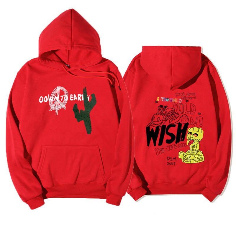 Autumn And Winter Mens Travis Scott Sweater Oversize Hoodies - 𝐃𝐔𝐕𝐋𝐀𝐒𝐇𝐎𝐏