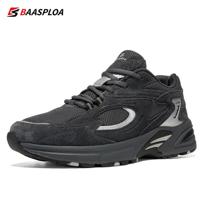 Baasploa New Running Shoes Men Outdoor Fashion Lightweight Mesh Sports Shoes Male Casual Breathable Non - Slip Walking Shoes - 𝐝𝐮𝐯𝐥𝐚𝐬𝐡𝐨𝐩.𝐜𝐨𝐦