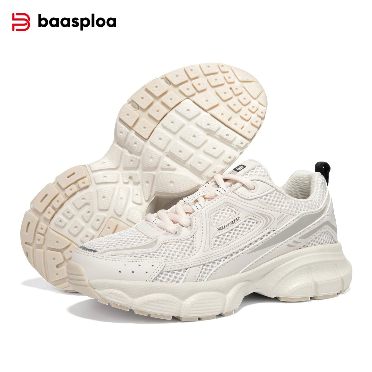 Baasploa Women Causal Sneakers Lightweight Mesh Breathable Sport Shoes Comfort Soft Walking Shoes for Women Non - Slip Outdoor - 𝐝𝐮𝐯𝐥𝐚𝐬𝐡𝐨𝐩.𝐜𝐨𝐦