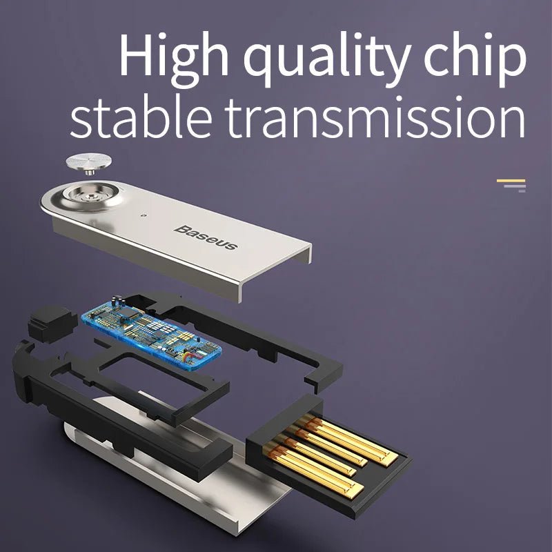 Baseus Bluetooth Transmitter Wireless Bluetooth Receiver 5.0 Car AUX 3.5mm Bluetooth Adapter Audio Cable For Speaker Headphones - 𝐃𝐔𝐕𝐋𝐀𝐒𝐇𝐎𝐏