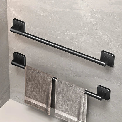 Bathroom Towel Holder White Without Drilling Bathroom Black Towel Rack Towel Bar Self - Adhesive Bathroom Towel Rack Towel Rail - 𝐃𝐔𝐕𝐋𝐀𝐒𝐇𝐎𝐏