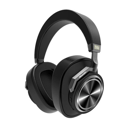 Bluedio T6S Bluetooth Headphones Active Noise Cancelling Wireless Headset For Phones And Music With Voice Control - 𝐃𝐔𝐕𝐋𝐀𝐒𝐇𝐎𝐏