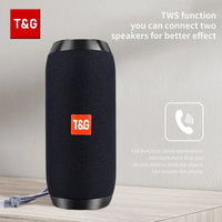 Bluetooth Speaker T&G TG117 Portable TWS Sound Box Waterproof Loudspeaker Outdoor Stereo Surround Speakers Support TF FM Radio - 𝐝𝐮𝐯𝐥𝐚𝐬𝐡𝐨𝐩.𝐜𝐨𝐦