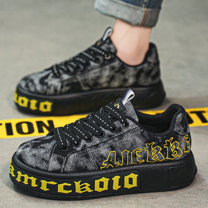 Board shoes men's thick soled white shoes fashion trend shoes camouflage Korean version low cut men's shoes youth sports and leisure shoes trend - 𝐝𝐮𝐯𝐥𝐚𝐬𝐡𝐨𝐩.𝐜𝐨𝐦