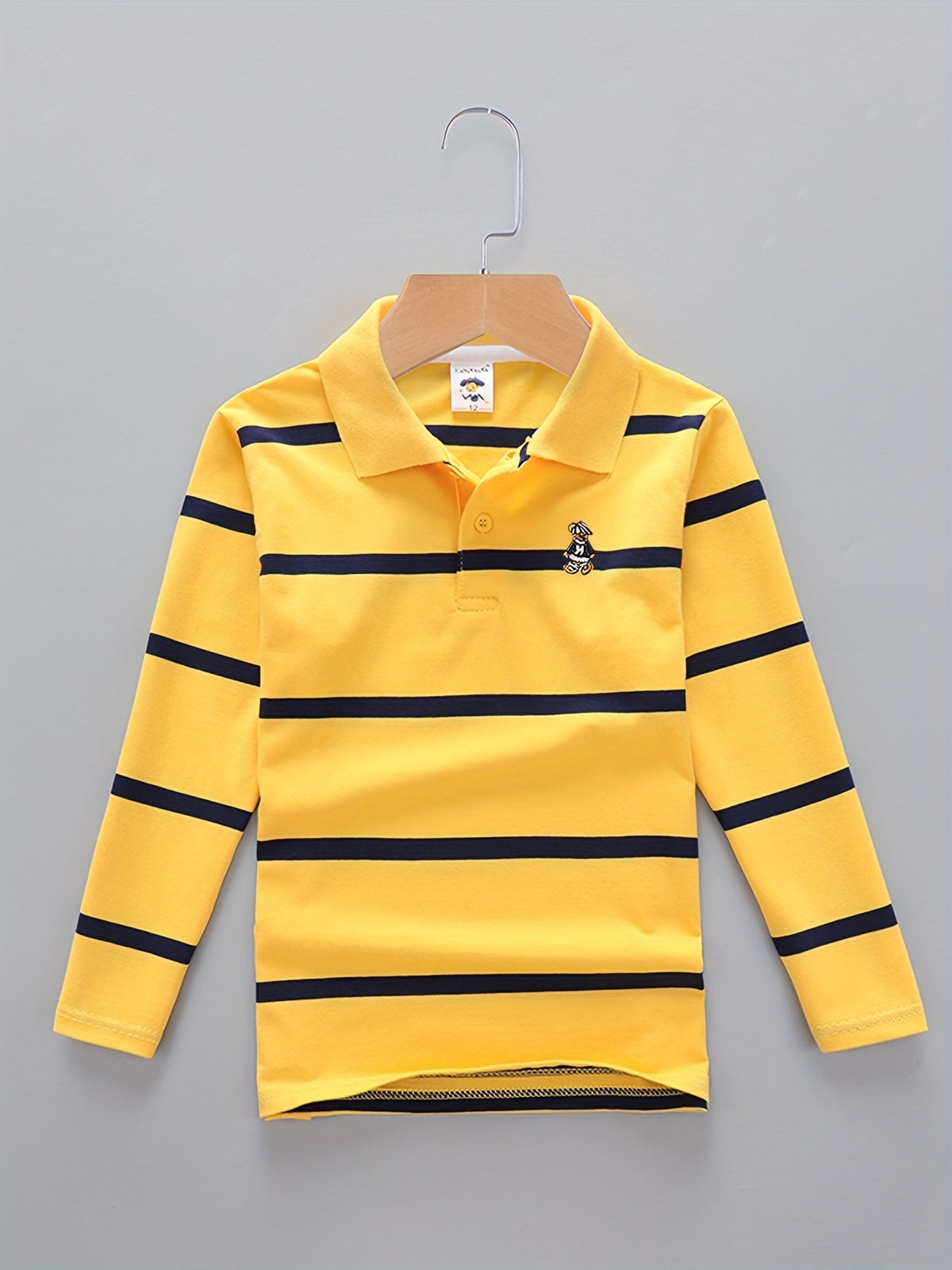 Boys' Casual Lapel Shirt Children's Top Long Sleeve T-Shirt Children's Clothing Comfortable Breathable - 𝐃𝐔𝐕𝐋𝐀𝐒𝐇𝐎𝐏