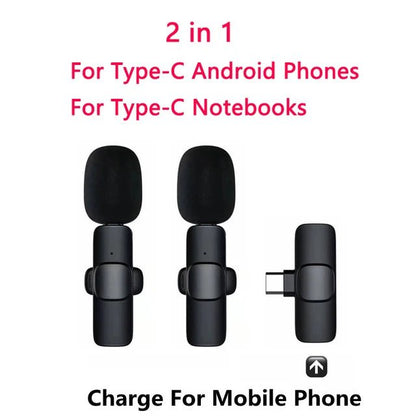 Buttonhole Lavalier Wireless Lapel Microphone Bluetooth Mini Mic For Phone PC Cell Mobile Small Micro Tiny Tie Mike Mikrofon USB - 𝐝𝐮𝐯𝐥𝐚𝐬𝐡𝐨𝐩.𝐜𝐨𝐦