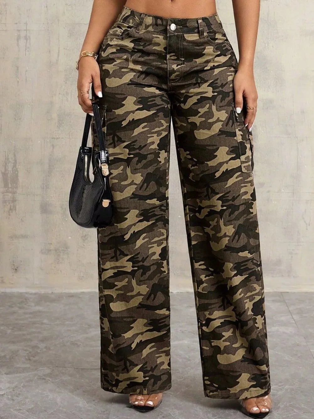 Camouflage Wide Leg Jeans - 𝐝𝐮𝐯𝐥𝐚𝐬𝐡𝐨𝐩.𝐜𝐨𝐦