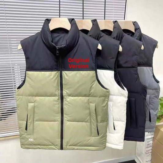 Classic 1996 Cotton Vest Outdoor Sports Warmth Embroidery Thickened Zipper Closure Unisex Cotton Vest for All Seasons - 𝐃𝐔𝐕𝐋𝐀𝐒𝐇𝐎𝐏