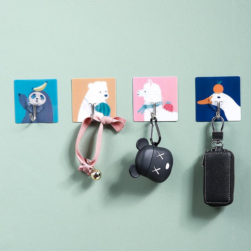 Cute Cartoon Hole - Free Wall Hanging Sticky Hook Seamless Key Coat Creative Kitchen Animal Sticky Hook - 𝐝𝐮𝐯𝐥𝐚𝐬𝐡𝐨𝐩.𝐜𝐨𝐦