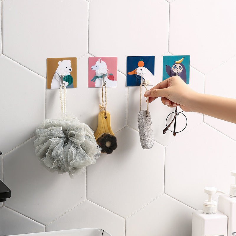 Cute Cartoon Hole - Free Wall Hanging Sticky Hook Seamless Key Coat Creative Kitchen Animal Sticky Hook - 𝐝𝐮𝐯𝐥𝐚𝐬𝐡𝐨𝐩.𝐜𝐨𝐦