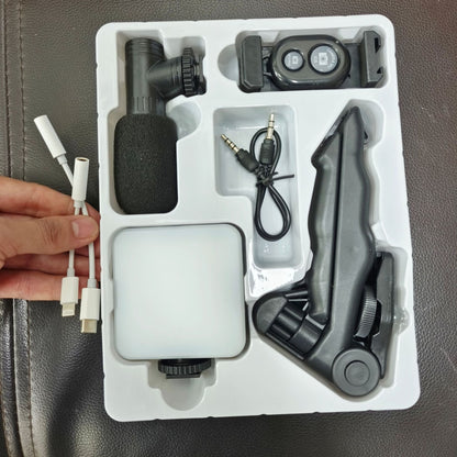 Desktop Beauty Leg Pocket Fill Light with Microphone Set Single Reflex Conference Lamp Handheld Photography with Microphone - 𝐝𝐮𝐯𝐥𝐚𝐬𝐡𝐨𝐩.𝐜𝐨𝐦