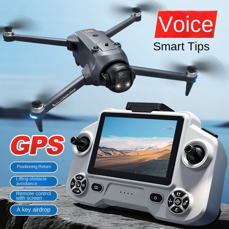 Drone YL059 GPS Remote Control Brushless Aircraft with Drop Function Obstacle Avoidance, and 5G Screen Control Quadrcopter - 𝐃𝐔𝐕𝐋𝐀𝐒𝐇𝐎𝐏