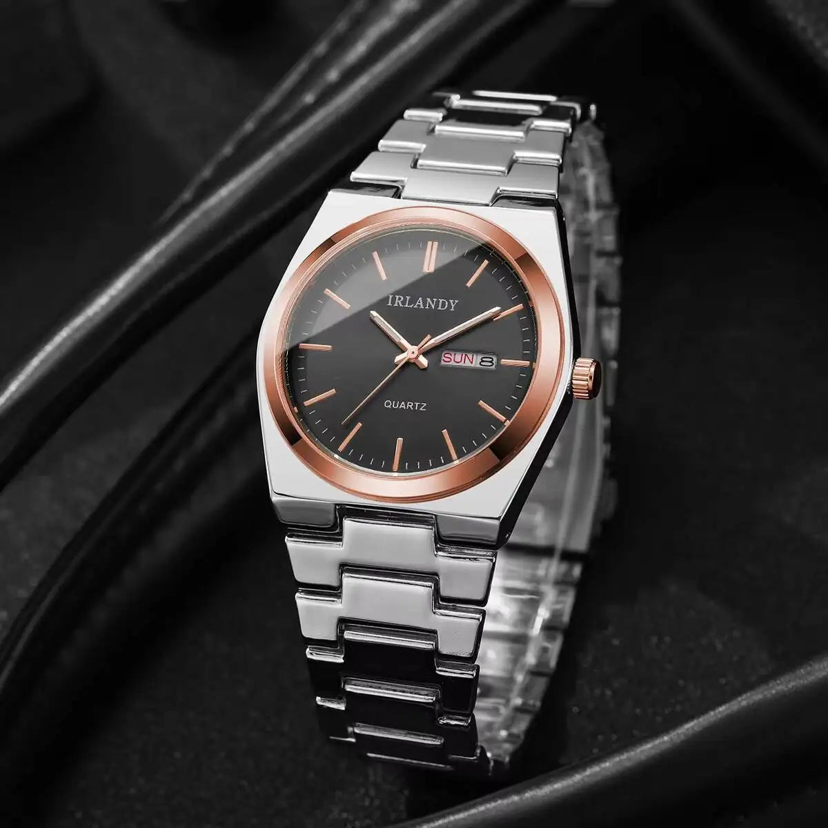 Fashion Men's Calendar Quartz Watch Luxury Men Business Watches For Mens Clock Reloj Hombre（Without Box） - 𝐝𝐮𝐯𝐥𝐚𝐬𝐡𝐨𝐩.𝐜𝐨𝐦