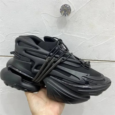 Fashion Thick Bottom Sneakers Women Pointed Toe Lace - Up Platform Shoes Lady Classics Luxury Brands Couple's Shoes Casual Sneaker - 𝐃𝐔𝐕𝐋𝐀𝐒𝐇𝐎𝐏