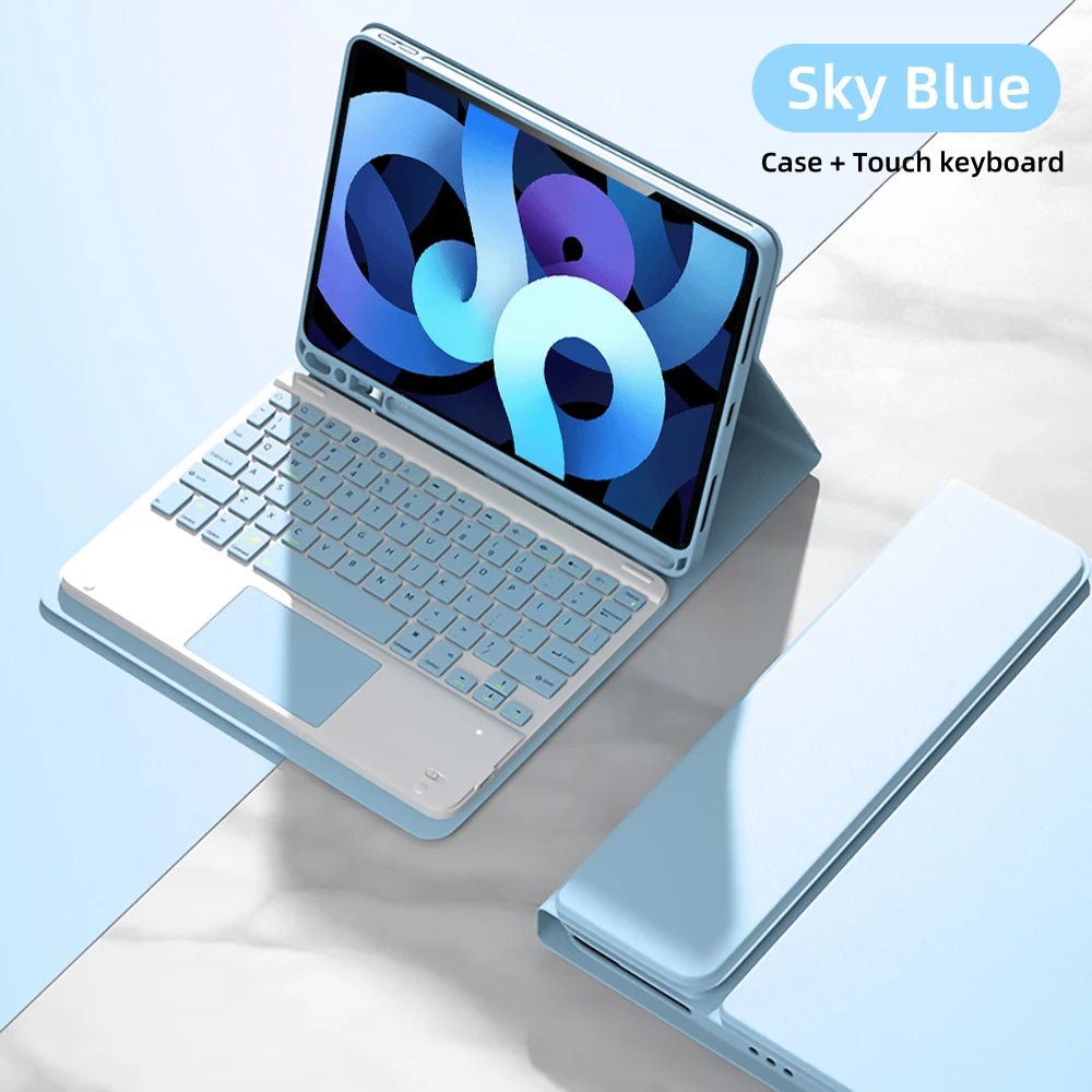 For iPad Air 4th 10.9" 2020 A2072 A2316 A2324 A2325 Keyboard Case for iPad Air 5th 10.9" 2022 A2588 A2589 A2591 Case - 𝐝𝐮𝐯𝐥𝐚𝐬𝐡𝐨𝐩.𝐜𝐨𝐦