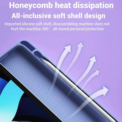 For iPad Air 4th 10.9" 2020 A2072 A2316 A2324 A2325 Keyboard Case for iPad Air 5th 10.9" 2022 A2588 A2589 A2591 Case - 𝐃𝐔𝐕𝐋𝐀𝐒𝐇𝐎𝐏