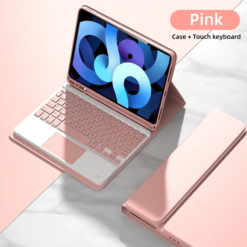 For iPad Air 4th 10.9" 2020 A2072 A2316 A2324 A2325 Keyboard Case for iPad Air 5th 10.9" 2022 A2588 A2589 A2591 Case - 𝐃𝐔𝐕𝐋𝐀𝐒𝐇𝐎𝐏