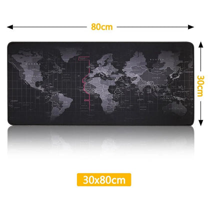 Gaming Mouse Pad Computer Mousepad Large Mouse Pad Gamer RGB World Map Big Mouse Carpet PC Desk RGB Mat - 𝐃𝐔𝐕𝐋𝐀𝐒𝐇𝐎𝐏