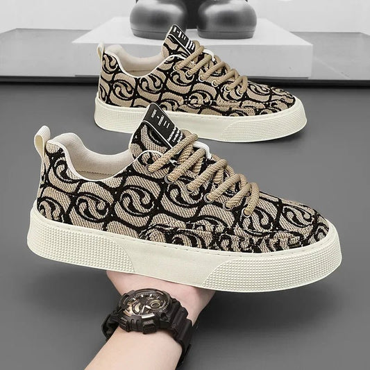 Graffiti prints black canvas sneakers mens vulcanized shoes man low top sneaker lace up trainer skateboard shoes men's plimsolls - 𝐝𝐮𝐯𝐥𝐚𝐬𝐡𝐨𝐩.𝐜𝐨𝐦