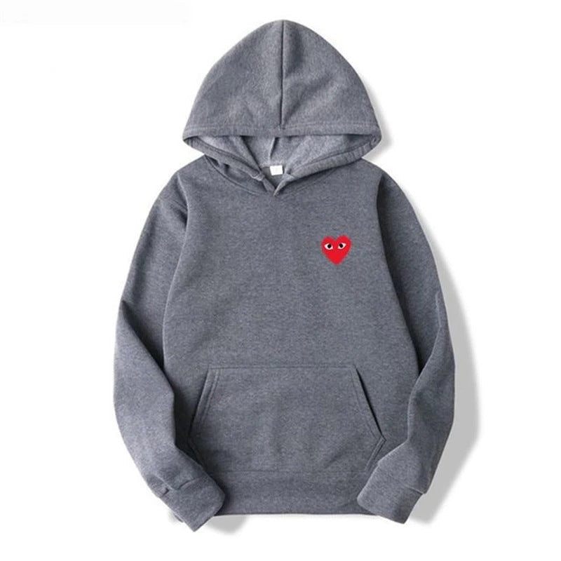 Heart Pattern Couple Hoodie Unisex Autumn Winter Fleece Lined Jacket with Love Design Plus Size Sweatshirt - 𝐝𝐮𝐯𝐥𝐚𝐬𝐡𝐨𝐩.𝐜𝐨𝐦