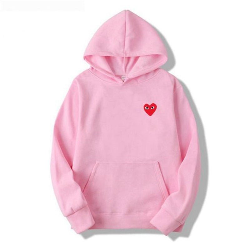 Heart Pattern Couple Hoodie Unisex Autumn Winter Fleece Lined Jacket with Love Design Plus Size Sweatshirt - 𝐝𝐮𝐯𝐥𝐚𝐬𝐡𝐨𝐩.𝐜𝐨𝐦