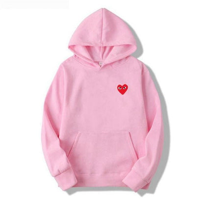 Heart Pattern Couple Hoodie Unisex Autumn Winter Fleece Lined Jacket with Love Design Plus Size Sweatshirt - 𝐝𝐮𝐯𝐥𝐚𝐬𝐡𝐨𝐩.𝐜𝐨𝐦