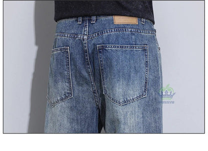 High Quality New Classic Retro Men's Jeans Cotton Casual Straight Fit Stretch Fashion Work Denim Trousers Male Autumn Winter - 𝐝𝐮𝐯𝐥𝐚𝐬𝐡𝐨𝐩.𝐜𝐨𝐦