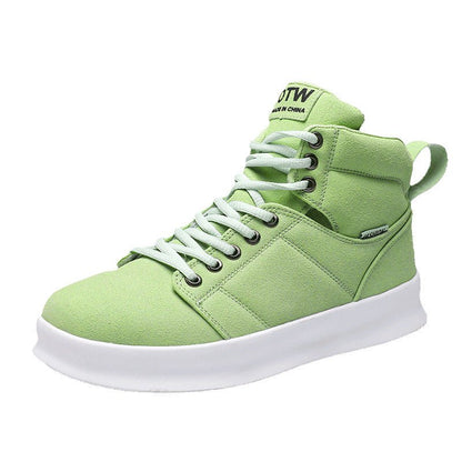High top suede board shoes Air Force thick sole breathable sports student casual workwear shoes men - 𝐝𝐮𝐯𝐥𝐚𝐬𝐡𝐨𝐩.𝐜𝐨𝐦