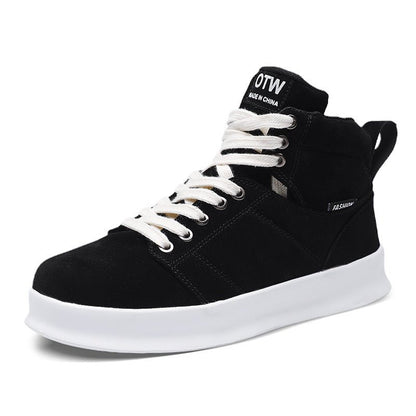 High top suede board shoes Air Force thick sole breathable sports student casual workwear shoes men - 𝐝𝐮𝐯𝐥𝐚𝐬𝐡𝐨𝐩.𝐜𝐨𝐦
