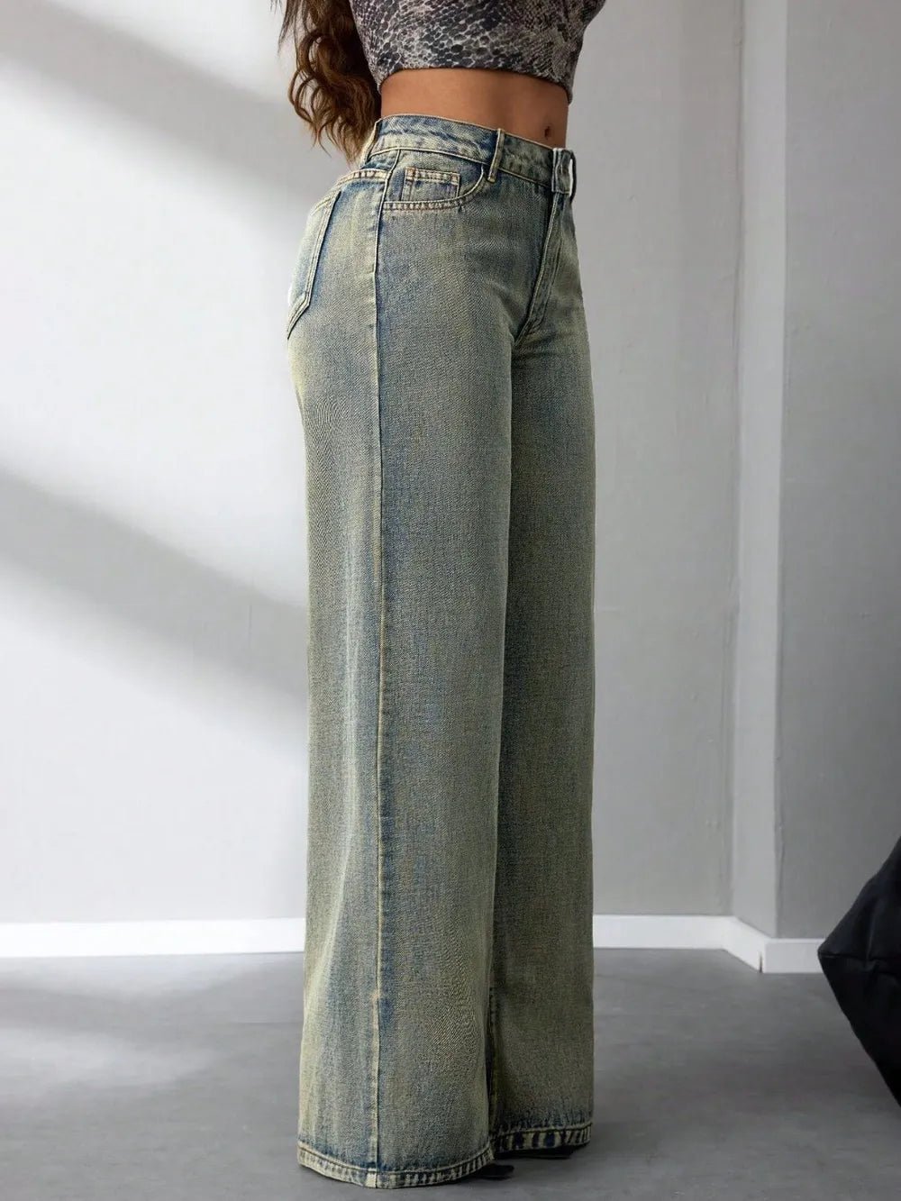 High Waist Wide Leg Jeans - 𝐝𝐮𝐯𝐥𝐚𝐬𝐡𝐨𝐩.𝐜𝐨𝐦