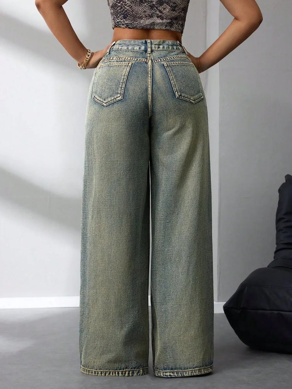 High Waist Wide Leg Jeans - 𝐝𝐮𝐯𝐥𝐚𝐬𝐡𝐨𝐩.𝐜𝐨𝐦