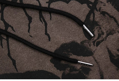 Hip Hop Streetwear Women Hoodies Goth Angel Dark Print Zipper Jacket Coat - 𝐃𝐔𝐕𝐋𝐀𝐒𝐇𝐎𝐏