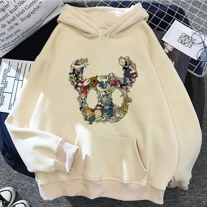 Hollow Knight Hoodies Men Korea Ulzzang Grunge Y2k Aesthetic - 𝐃𝐔𝐕𝐋𝐀𝐒𝐇𝐎𝐏
