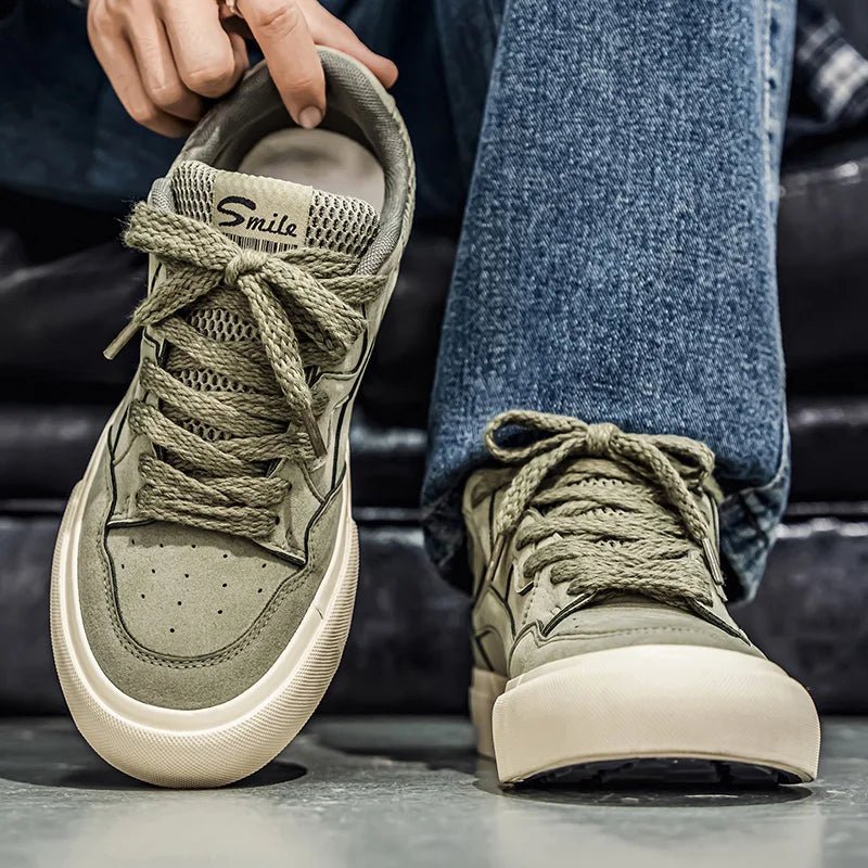 Hot Classic Black Men Canvas Shoes Fashion Lace - up Men's Vulcanized Shoes Breathable Skateboard Canvas Sneakers Man Espadrille - 𝐝𝐮𝐯𝐥𝐚𝐬𝐡𝐨𝐩.𝐜𝐨𝐦