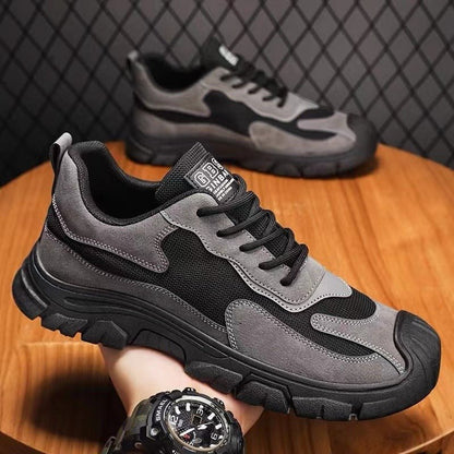 Labor protection shoes for men working on construction sites, leather sports and leisure shoes, spring style work shoes - 𝐃𝐔𝐕𝐋𝐀𝐒𝐇𝐎𝐏