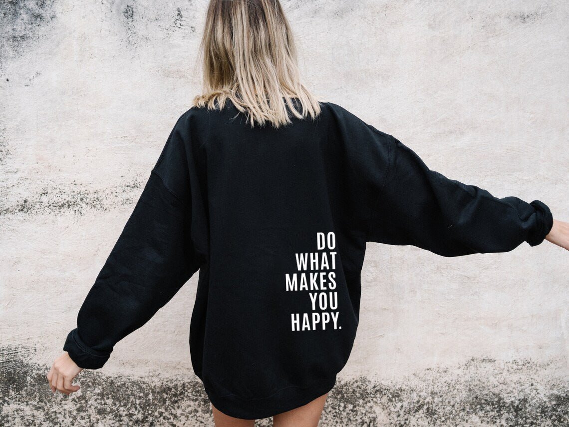 Loose Hooded Sweatshirt with Vintage Printed Letters and Drop Shoulder Sleeves for Women - 𝐝𝐮𝐯𝐥𝐚𝐬𝐡𝐨𝐩.𝐜𝐨𝐦