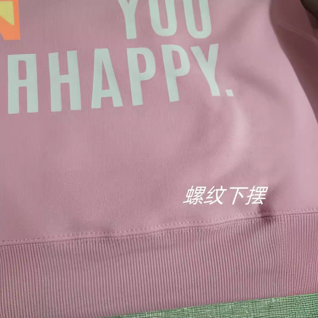 Loose Hooded Sweatshirt with Vintage Printed Letters and Drop Shoulder Sleeves for Women - 𝐝𝐮𝐯𝐥𝐚𝐬𝐡𝐨𝐩.𝐜𝐨𝐦