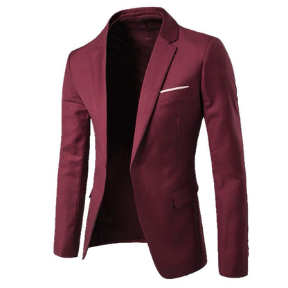Men Casual Slim Fit Blazer Jacket - 𝐝𝐮𝐯𝐥𝐚𝐬𝐡𝐨𝐩.𝐜𝐨𝐦