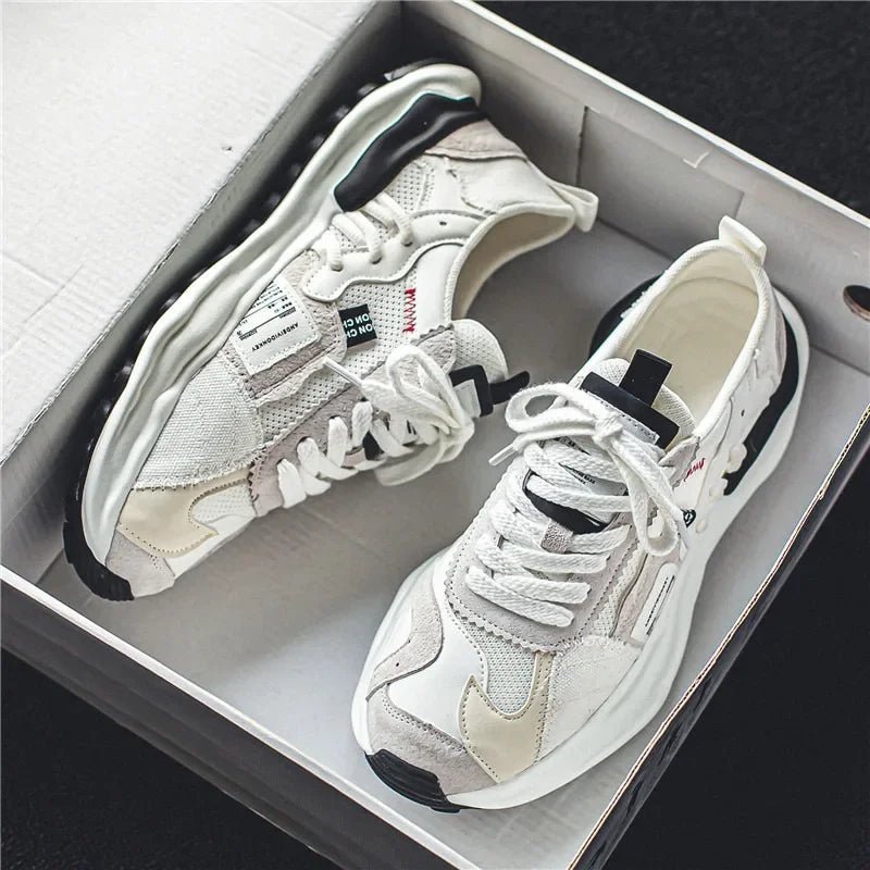 Men's Sneakers New Casual Shoes for Men Versatile Outdoor Breathable Running Shoes Mesh Lace Up Male Flats Tenis Masculino - 𝐝𝐮𝐯𝐥𝐚𝐬𝐡𝐨𝐩.𝐜𝐨𝐦